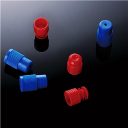 12mm Plug Caps, Polyethylene, Blue, for 12-1275  & 12-2275 tubes / PK 1000