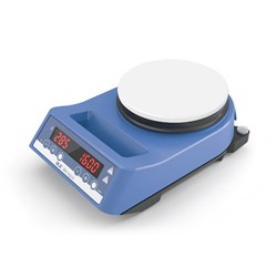 Magnetic stirrer with heating, enamel plate, RH digital-white