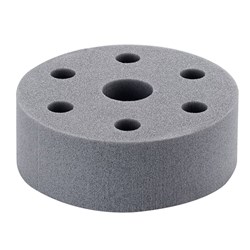 Test tube insert, 6 test tubes Ø 12 mm, for universal attachment, MS 1.32